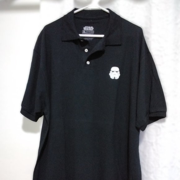 Star Wars man collar Tshirt Size XL Black 100% Cotton Short Sleeves *001 - Picture 4 of 8